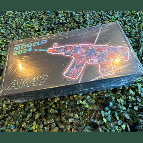 Juguete Ametralladora Ak 47 Balas Hidrogel