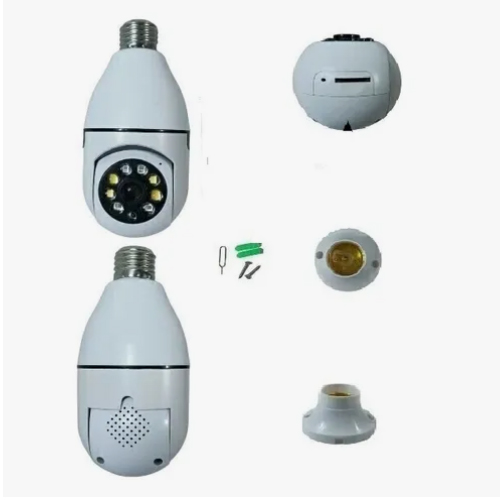 Cámara Foco De Seguridad Wifi 1080p 360°