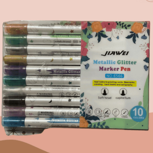 MARCADOR METALICO DOBLE PUNTA