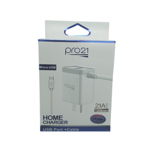 Cargador PRO21 2.1A Micro USB