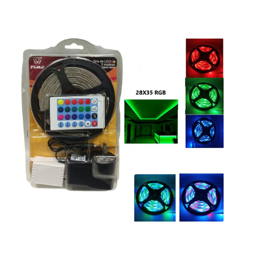 TIRA LED 28X35 RGB 10M 270 LED TIME